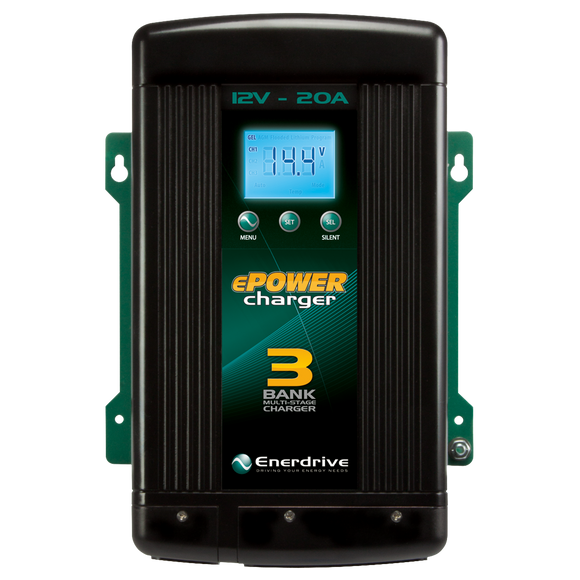 ENERDRIVE ePOWER Smart Charger 20amp / 12v EN31220