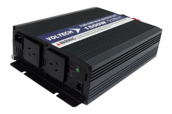 Trade Series Pure sine wave inverter Voltech 12V (1500W) With Transfer Switch TS-1500U-12