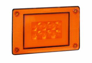 LUCIDITY GLO TRAC LED D.I. (AMBER) Rear Lamp 12V-24V 26058AK-V