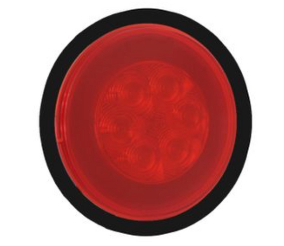 LUCIDITY GLO TRAC LED STOP/TAIL (RED) Round Rear Lamp 12V-24V 22558WRK-V
