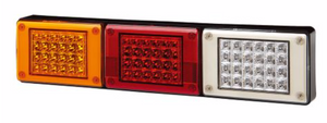 LUCIDITY LED Combination Rear Lamp 12V-24V (D.I./Stop-Tail/Rev.) 26007ARC-BV