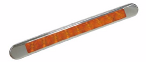 LUCIDITY LED D.I. Rear Lamp 12V-24V (With stainless steel bezel) 26154AK-V