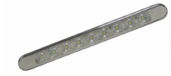 LUCIDITY LED Reverse Rear Lamp 12V-24V (With stainless steel bezel) 26154CK-V