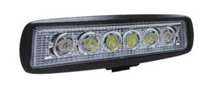 LED Work Light 18Watt Single Row (Flood) LW-318L